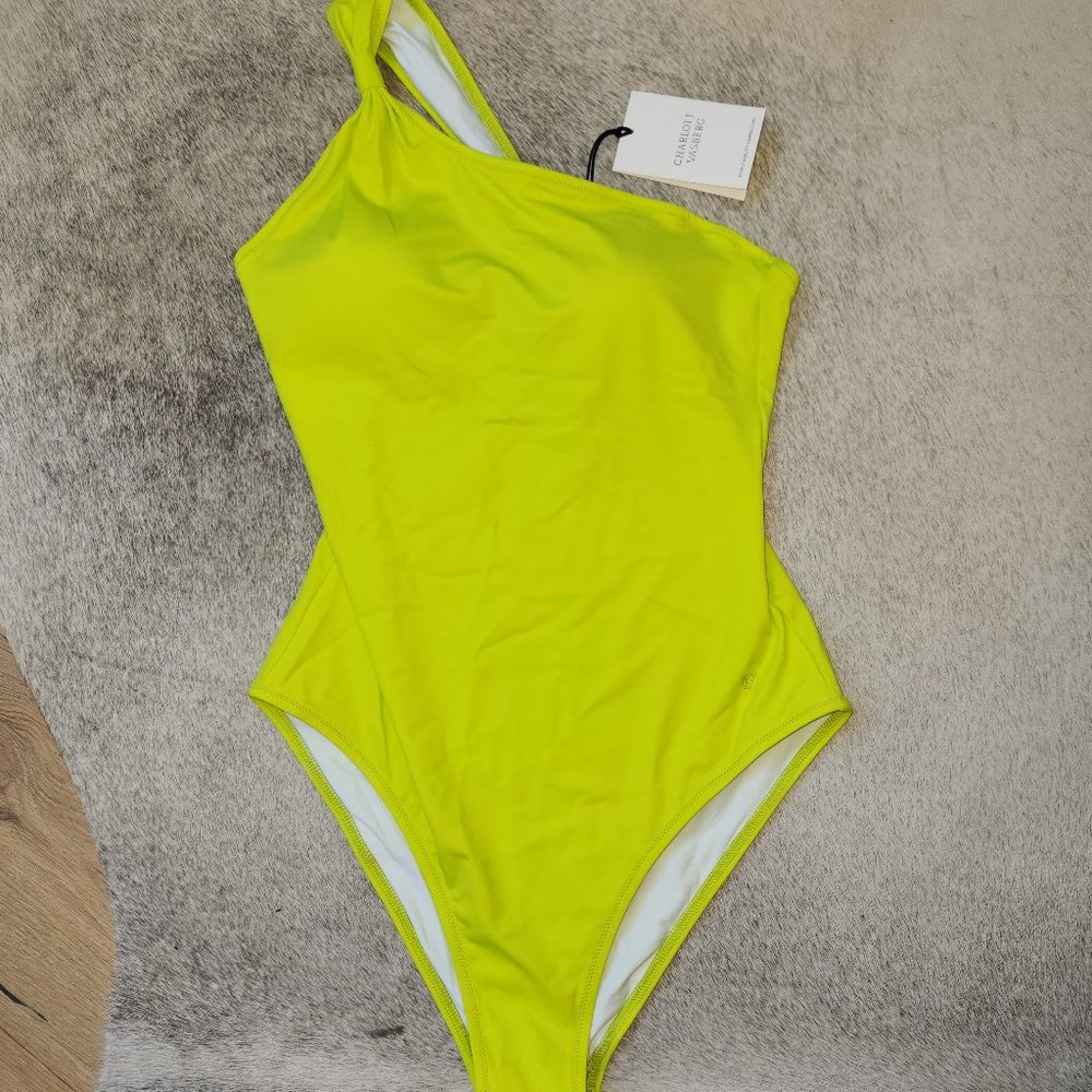 Charlott Vasberg Cote D'azur Swimsuit in Neon Lime